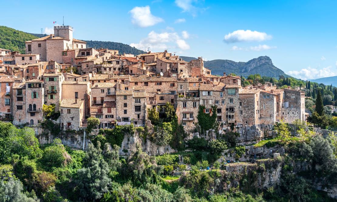Landsbyen Tourrettes-sur-Loup
